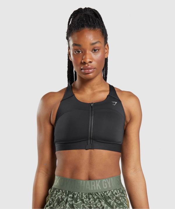 Damske Športové Podprsenky Gymshark Speed Čierne | KT0852497